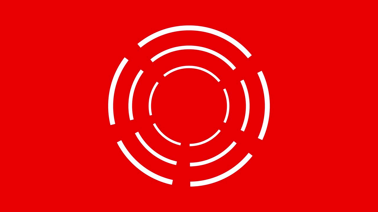 원 회전 스플릿 팝 애니메이션 모션 그래픽