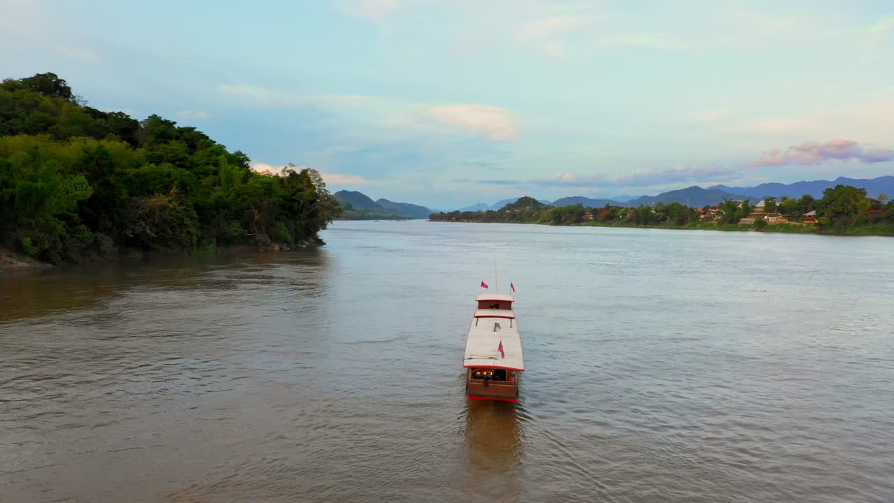 Boat On Mekong River