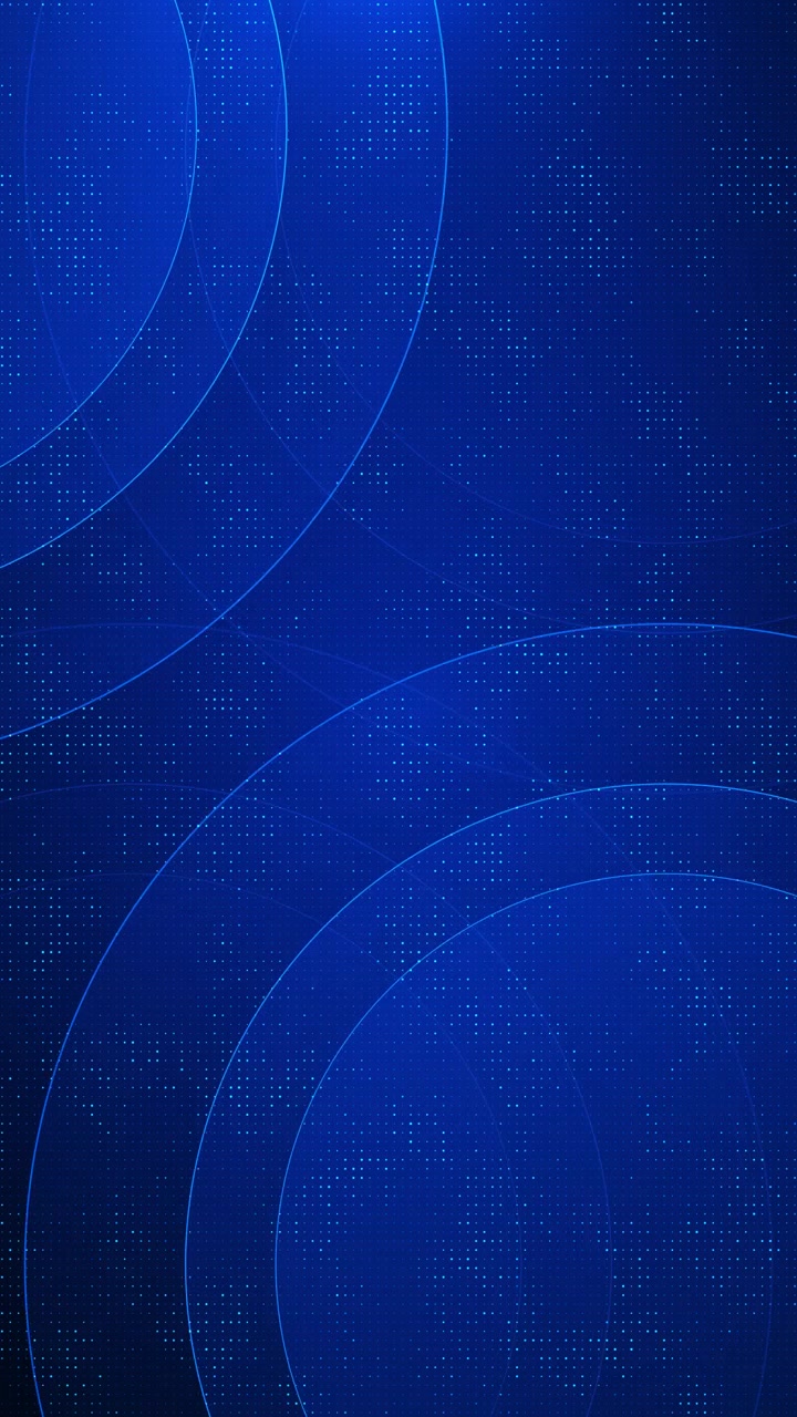 Punti digitali blu aziendali con accenti di linee curve, bagliore soffuso e texture a griglia moderna.