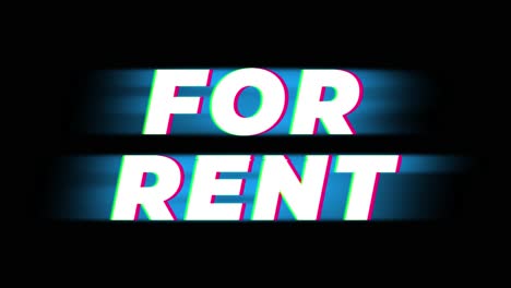 for rent sign design