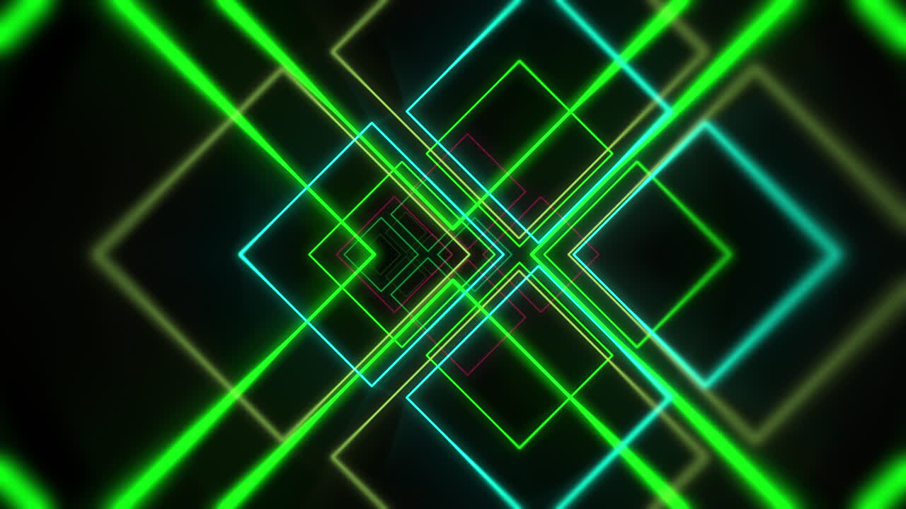 fondo abstracto de líneas de neón de colores de movimiento