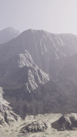 mountain range in the desert