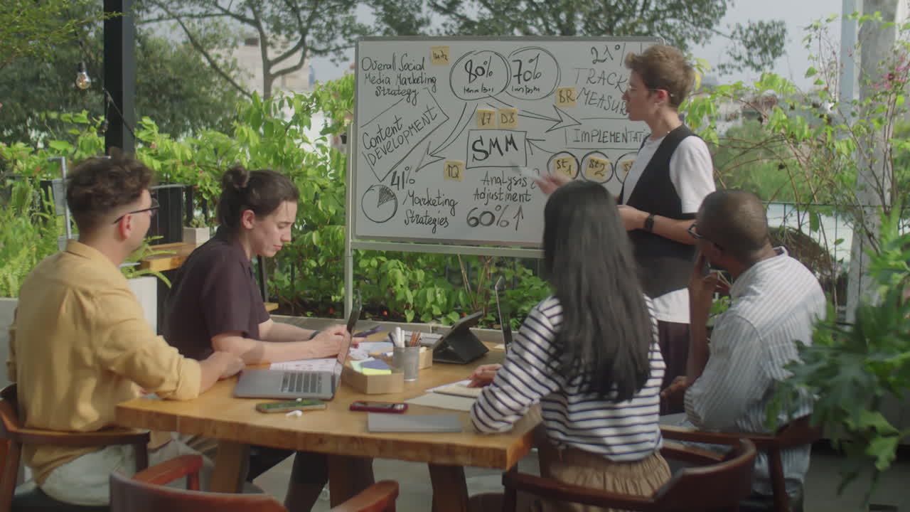 Business Meeting on Marketing Strategy