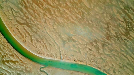 pisos de barro agrietados en un pantano salado