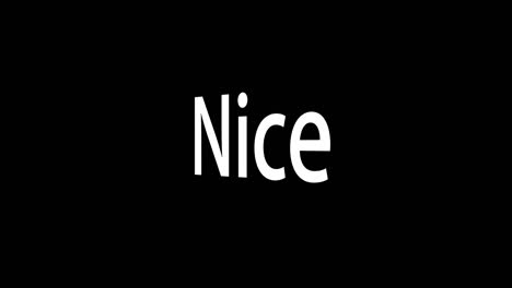 nice text animation message motion graphics