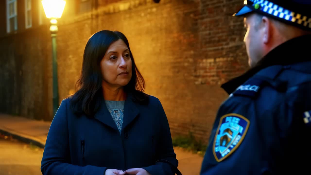 경찰관과 공공 공무원의 대화