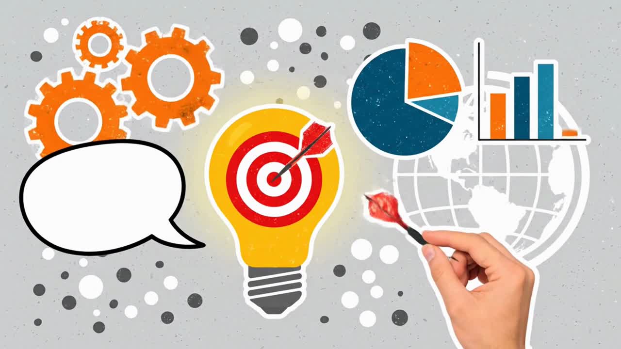 Business Strategy and Targeting Goals with Darts and a Lightbulb