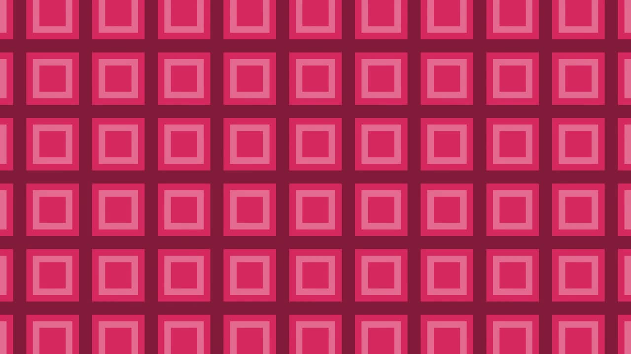 Geometric Pattern with Red and Pink Shapes
