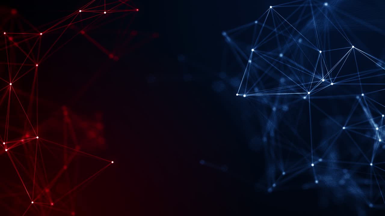 Plexus abstract network titles technology science background loop