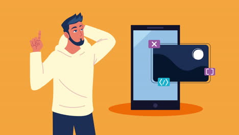 programador y dispositivo electrónico de teléfono inteligente