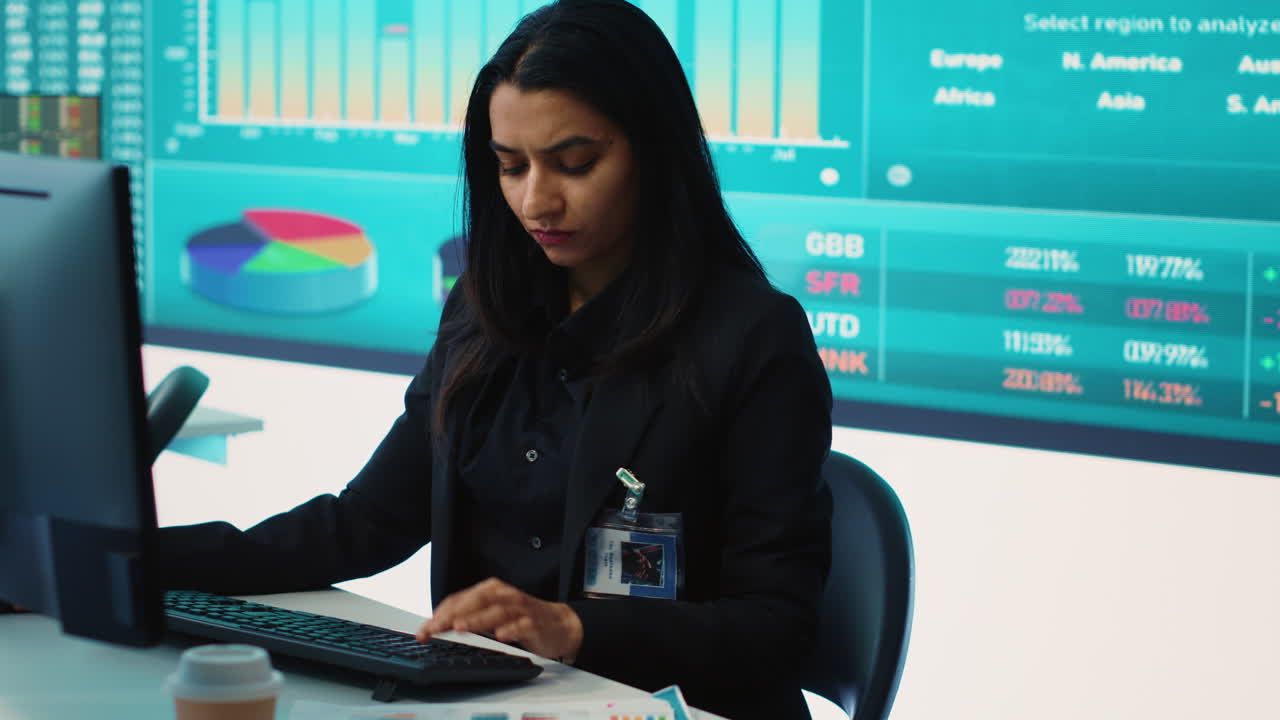 Indian company analyst reviews feedback on sales and orders