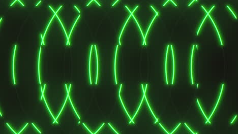 patrón de línea verde dinámico en fondo negro elemento de diseño futurista