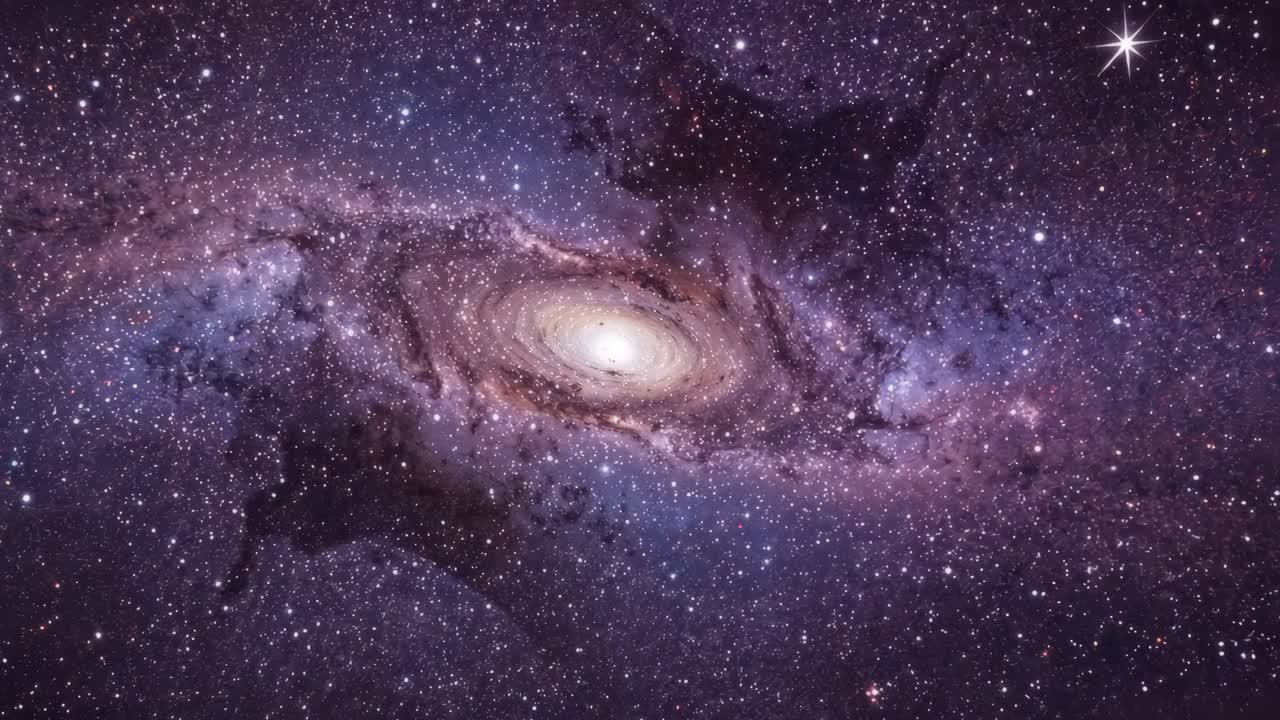 Spectacular View of a Galaxy in Space