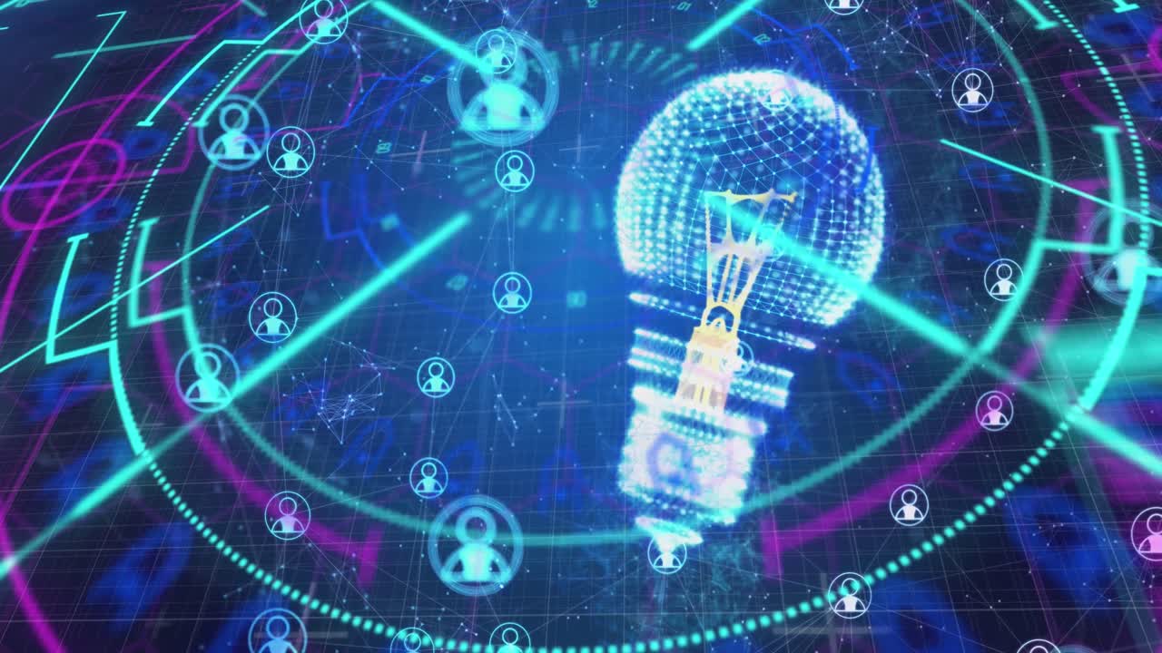 전구의 애니메이션과 데이터 처리