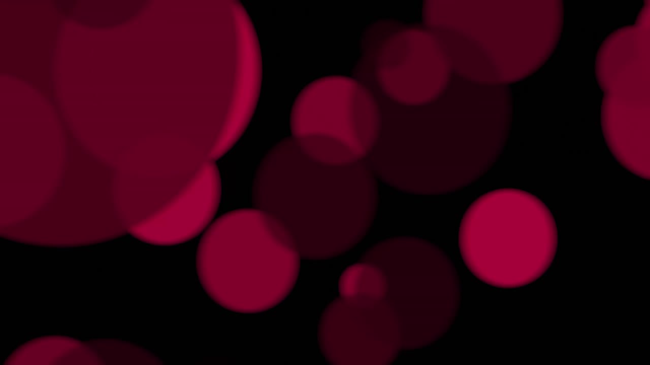 animación de puntos de luz sobre un fondo negro