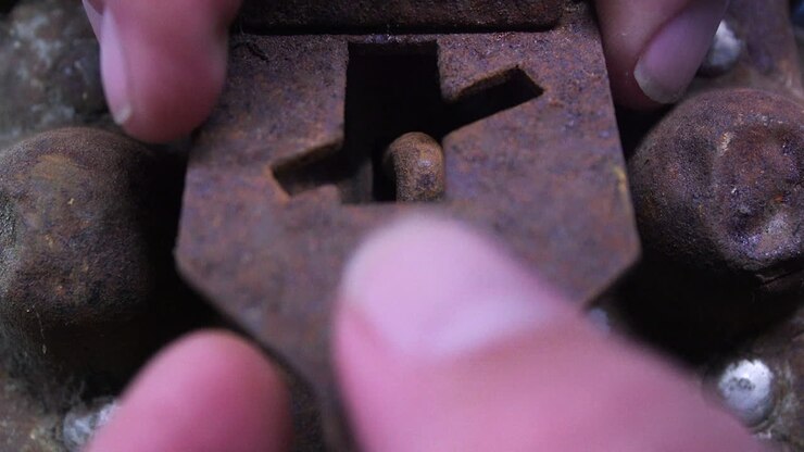 Locking a vintage Goldberg Bros 35mm film canister
