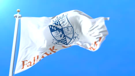 la bandera del consejo de falkirk en escocia.