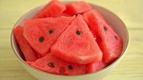 fresh-watermelon-sliced-on-plate