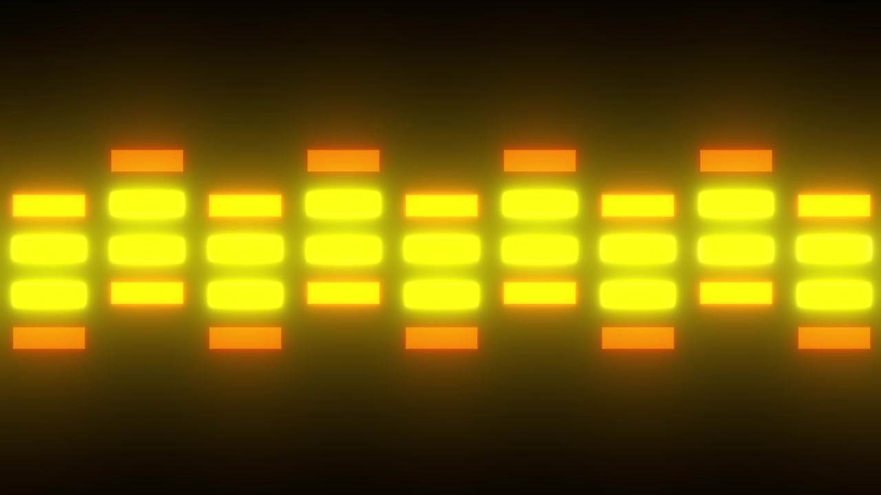 Abstract Neon Light Pattern