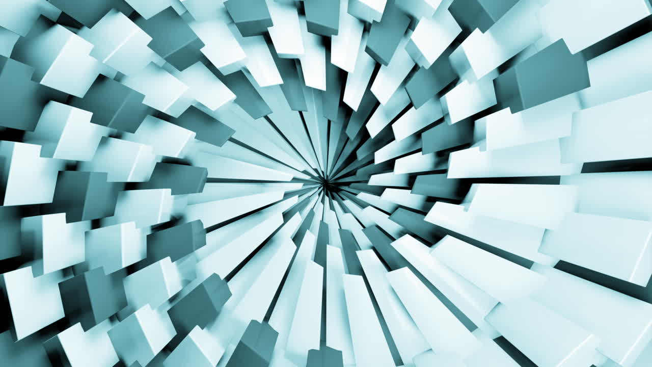 Abstrakt 3D geometrisk mønster