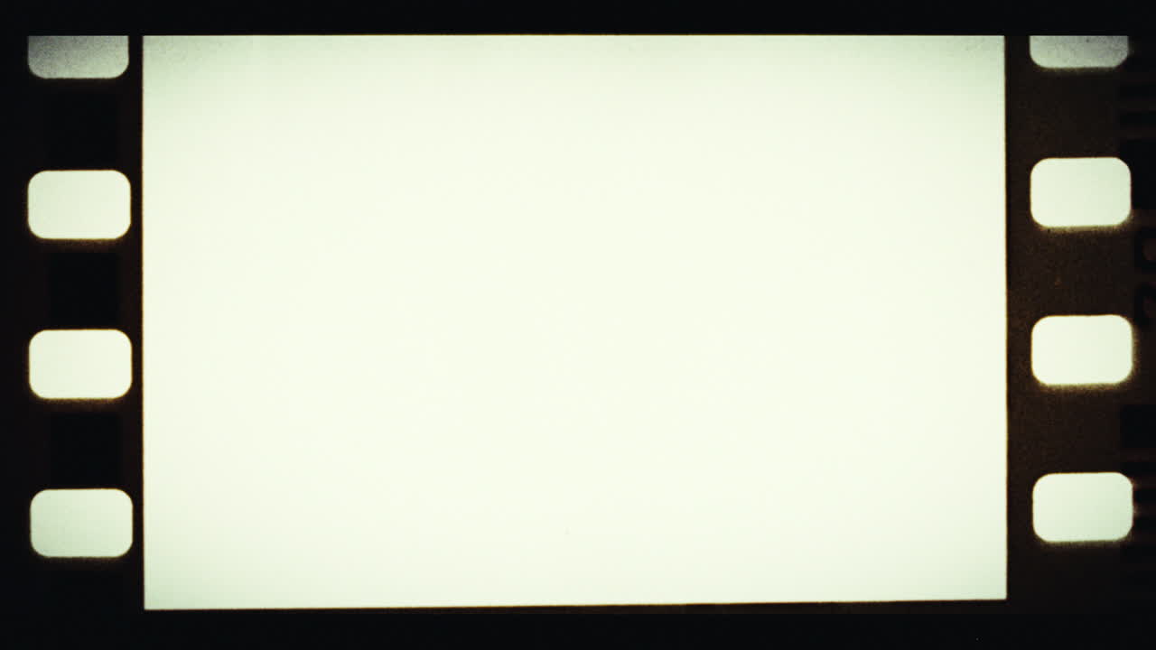 marco de película en blanco