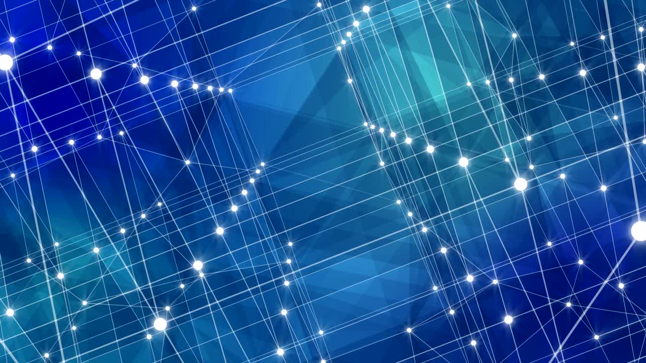 모션 루프 배경 추상적인 동적 플렉서스 미래 기술 3d 렌더링