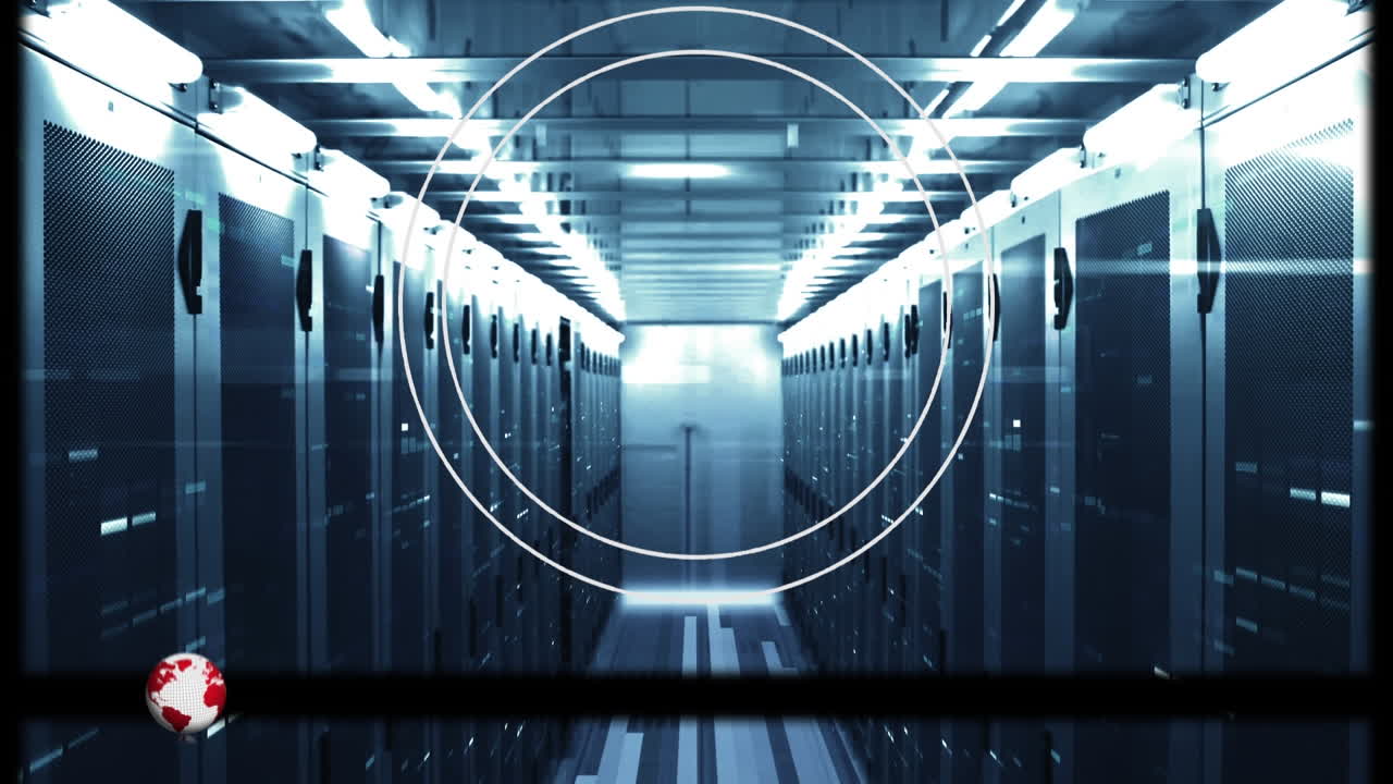 테이프 릴의 애니메이션과 복도에서 새로운 브레이킹