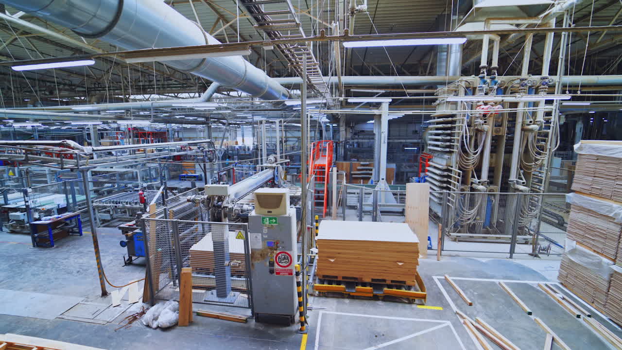 Modern Wood Processing Plant