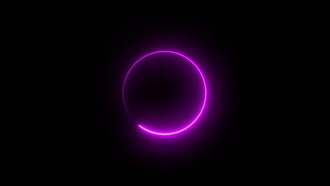 precargador de color rosa brillante moderno y elemento de bucle de barra de círculo de carga de progreso