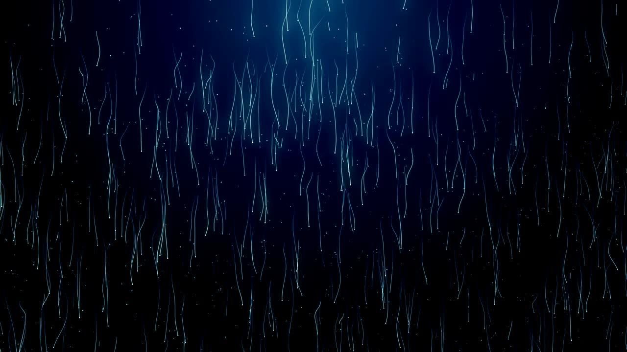 Particles Blue dust abstract light bokeh motion titles cinematic background loop