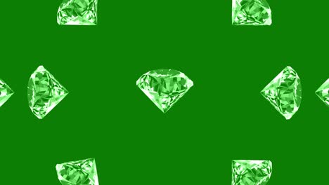 green diamond pattern