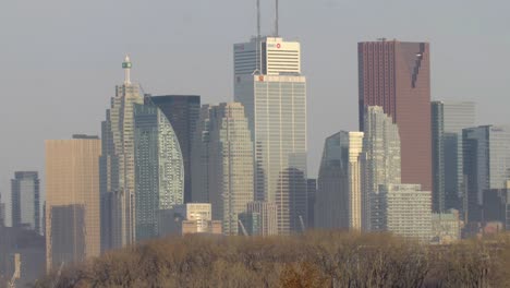 el horizonte de toronto, canadá