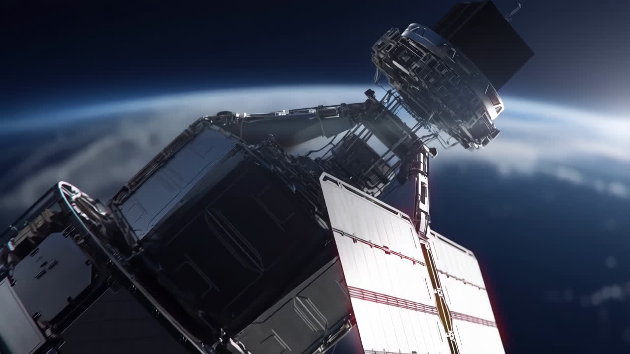 Satélite en órbita terrestre