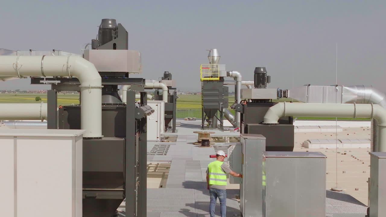 Industrial Rooftop Ventilation and Filtration Systems
