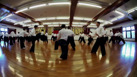 tai chi training session
