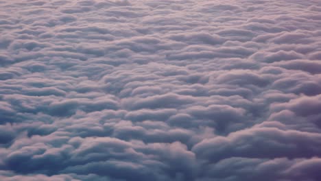 cielo nublado desde avion