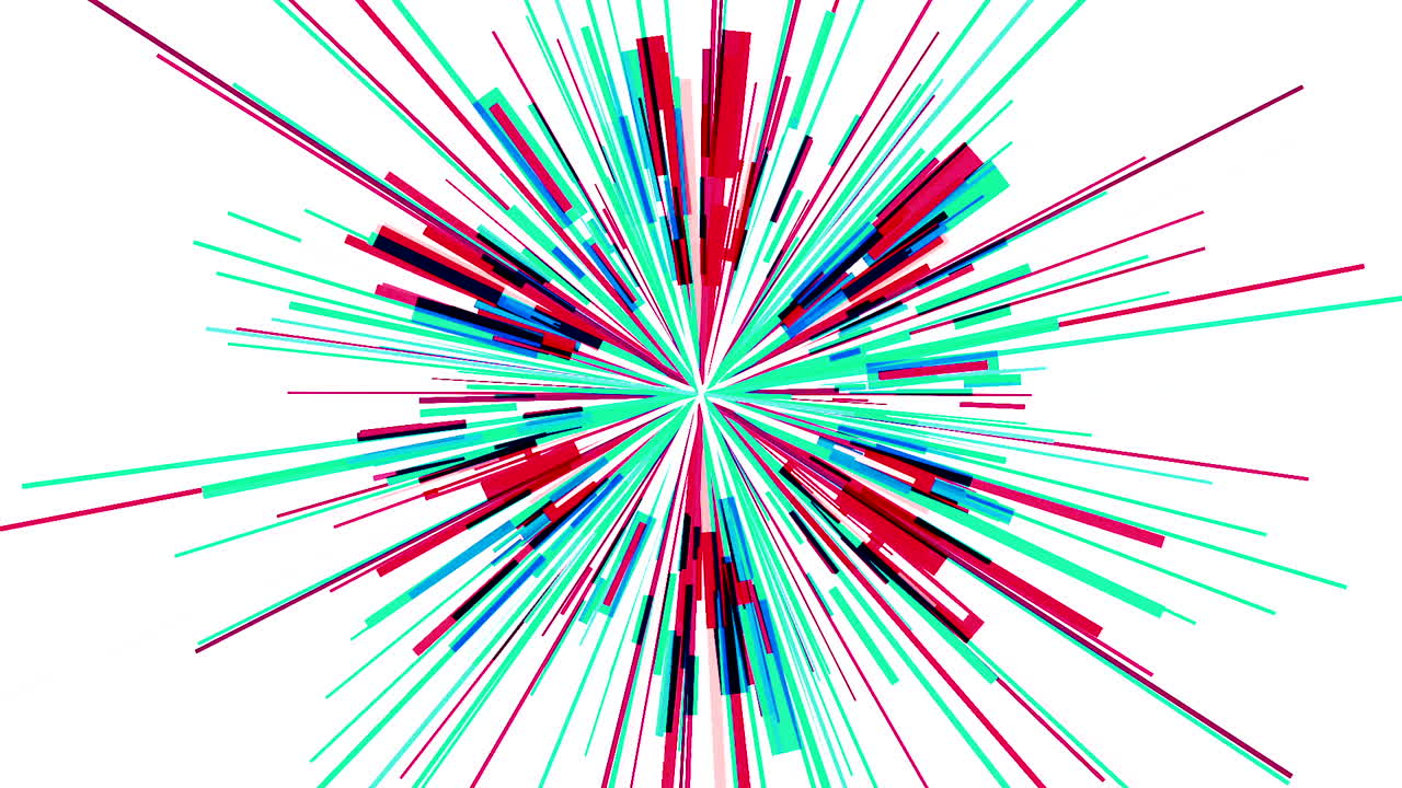 estallido radial abstracto