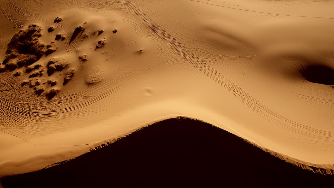 Dreamlike drone footage reveals the hypnotic patterns and hues of the pink dunes in southern Utah.