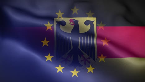 eu germany 01 flag loop background 4k