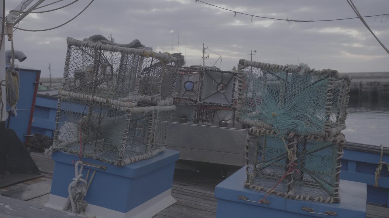 Trawler Boats and Fishing Boat in Kalk Bay, Cape Town. South Africa