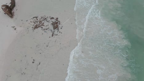 Strong-Splashing-Sea-Waves-Aerial-Shot