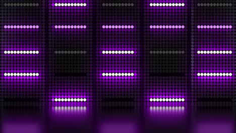 padrão de exibição de luz led roxa