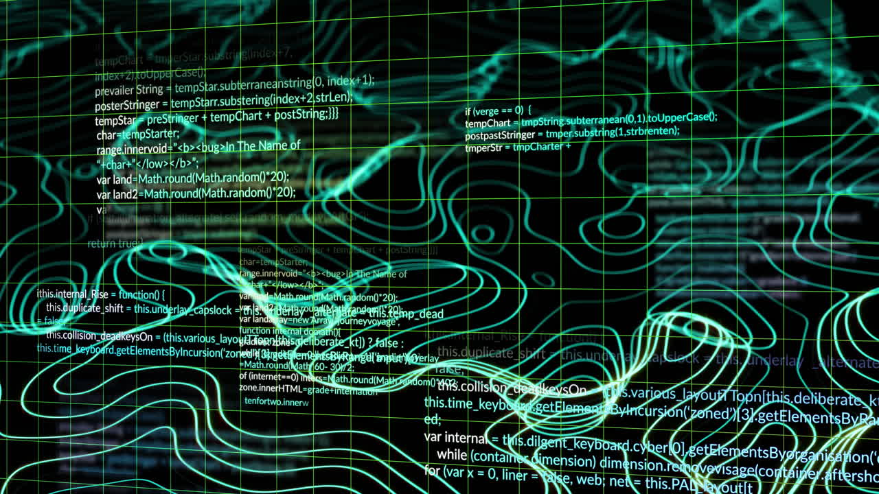 Animation of data processing over network of connections