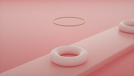 animación de bucle infinito de esfera líquida en 3d
