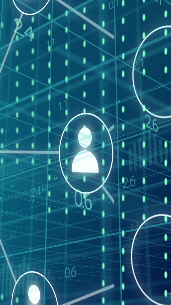Animation of icons and data processing