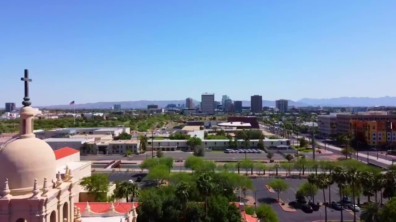 아리조나에 있는 교회의 파리