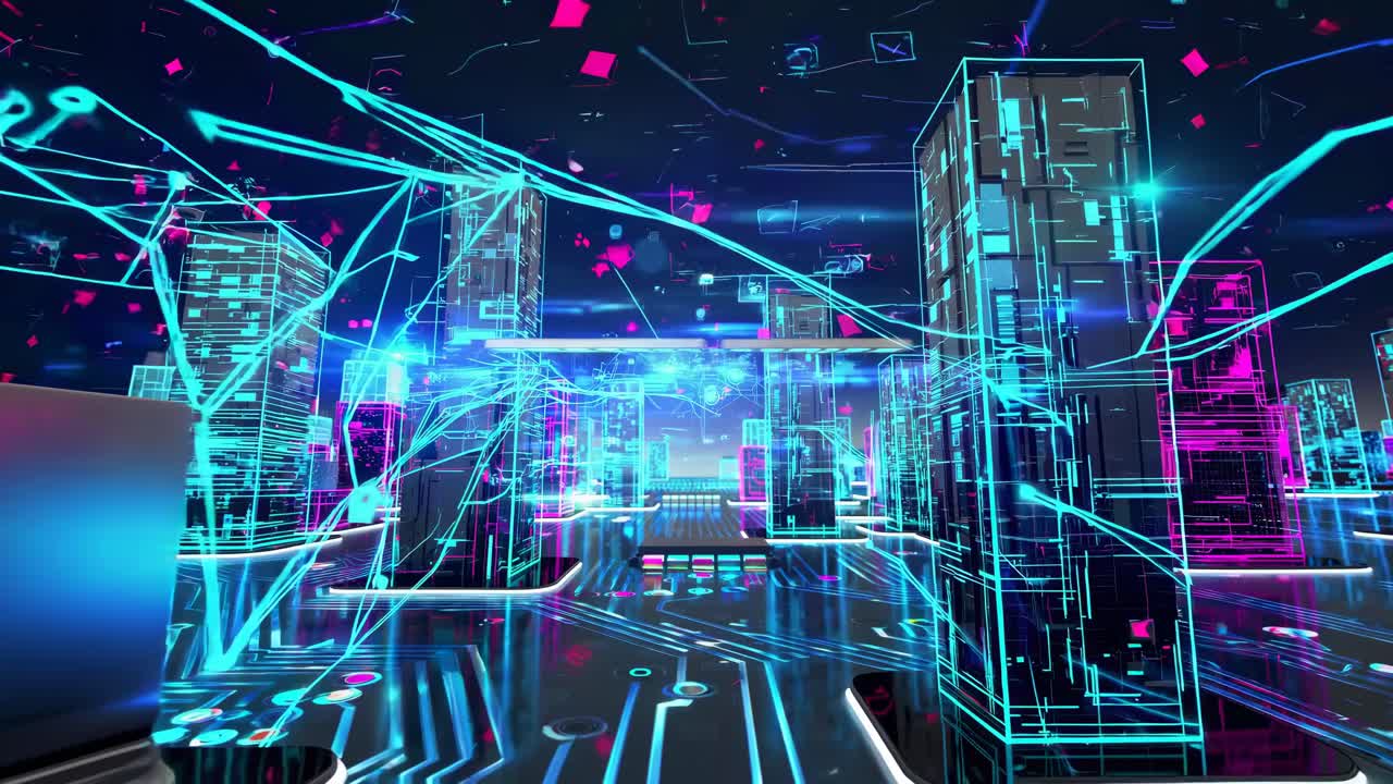 paisaje urbano digital