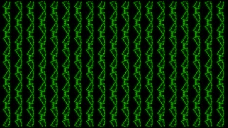 christmas tree tiled background animation pattern in glowing green and black