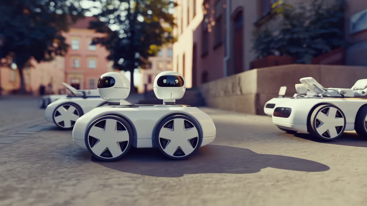 Autonomous Delivery Robots on a City Street