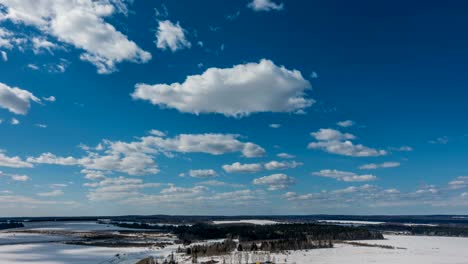 simultaneous movement of clouds of different levels, time lapses, video loop